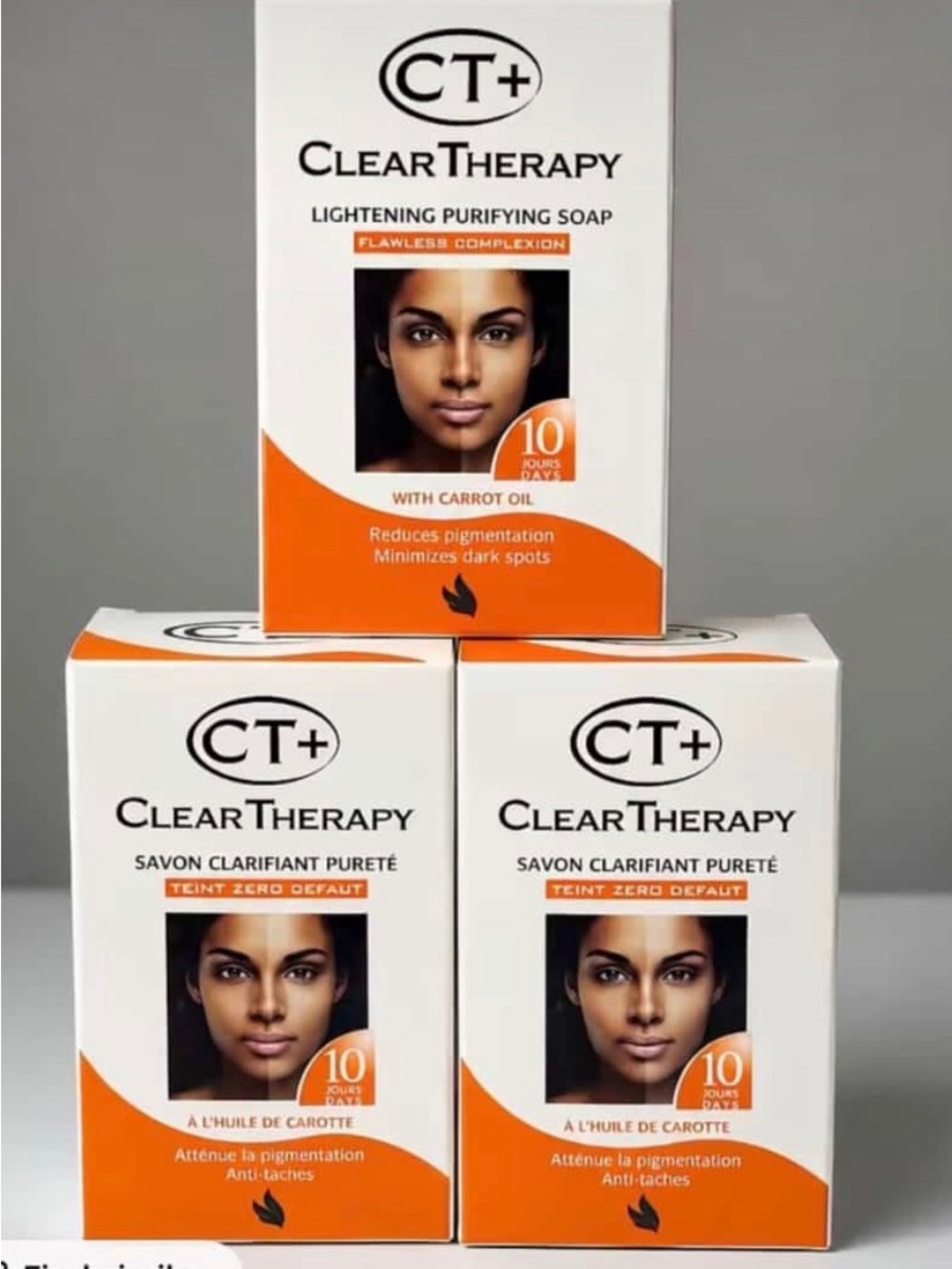 therapy Lightening Purifying Soap - White & Orange Packaging